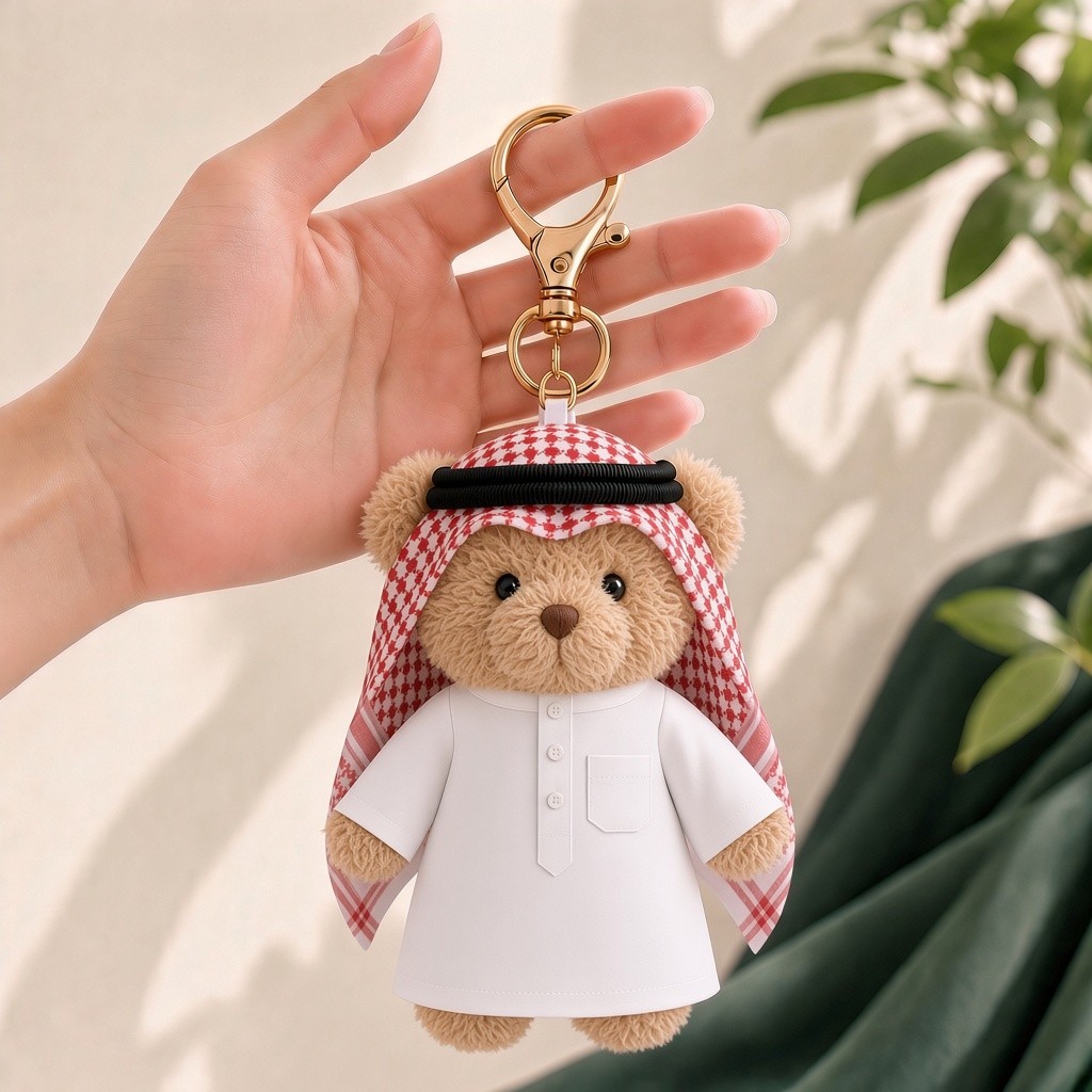 Mini teddy keychain concept